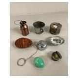 Vintage Miniature Collectible Lot - Copper, Porcel