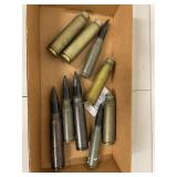 Lot of Huge Military Dummy Ammunition Rounds