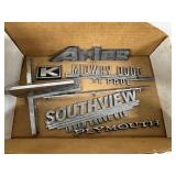 Vintage Car Emblems Lot - Southview, Midway Dodge