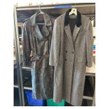 Lot Of Two Vintage Dresses Coats