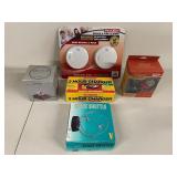 Mixed Lot: First Alert Alarms, Coleman Lantern, Ev