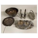 Vintage Silver Plated Tableware Set with Bowls, Sh