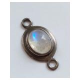 Sterling Silver Moonstone Cabochon Pendant