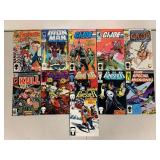 Marvel Comics Lot: Punisher, GI Joe, Iron Man