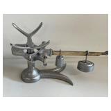 Vintage Cast Iron Balance Scale with Weights - 35