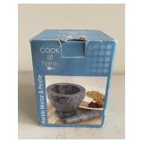 Cook at Home Marble Mortar & Pestle Set - Made in