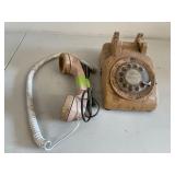 Vintage Rotary Dial Telephone with Area Code 612 -