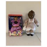 Mardi Gras Barbie and Vintage Style Doll Set