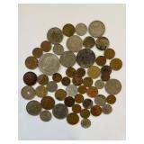 Assorted World Coins Collection, Mixed Dates
