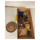Unique Wood Carvings and Decorative Items Lot