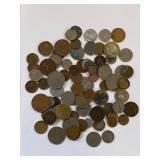 Assorted Vintage Foreign Coins Collection
