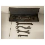 Vintage Wrench Set with Snap On Storage Case