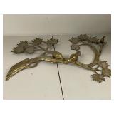 Decorative Brass Wall Hanging with Birds