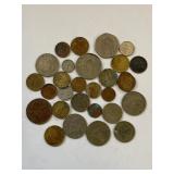Mixed Vintage Coin Lot - International Collection