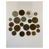 Lot of 20+ Vintage and Antique Coins Assorted