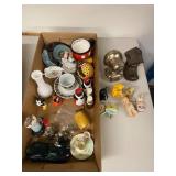 Vintage Collectibles Lot: Figurines, Mugs, Decor