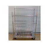 4-Shelf Rolling Metro Rack