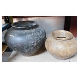 (2) Decorative Pots