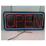 Lighted Open Sign, Works 36x16