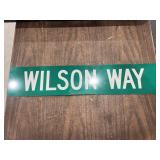Wilson Way Street Sign