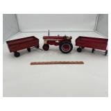Farmall 560 and wagons