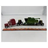 1/64 semi loboy hauling 9610 John Deere Combine