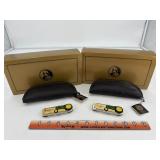 2- John Deere B Franklin Mint Collector knives