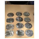 Britt Draft Horse Show Belt Buckles