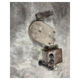 Vintage Phone, pulley and wood plane