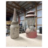Vintage Oil can & Coleman Light