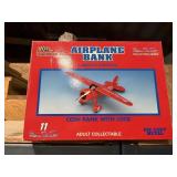 Bill Elliot Airplane Bank