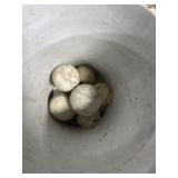 Utility Bucket & Bucket of Baseballs