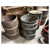 5 Metal Barrels