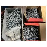 Eyelets and pole barn screws