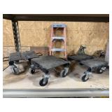 Snowmobile dolly set