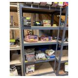 Metal shelf contents not included