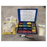 Wire crimp set and wire nuts