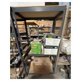 Metal shelf contents not included