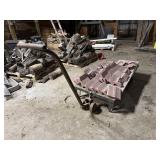 4 dock carts w/ one handle brick not included