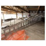 Werner 20ft fiberglass 2 sided step ladder