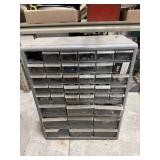 Bolt organizer with contents