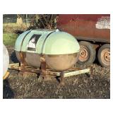 Fiberglass tank on fork tubes