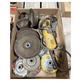 Dewalt angle grinder and wheels
