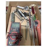 Hose cutters, magnets, tire, gauges, radiator