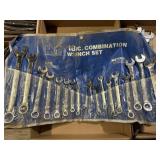 Metric and std combination wrench set