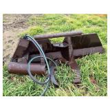 Tree puller Skid loader quick attach