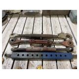 Various top links and drawbar