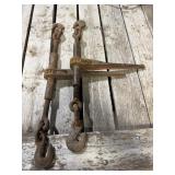 2- 3/8-1/2 ratchet chain binders