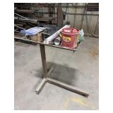 Shop work tray with contents