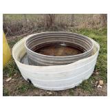 2- round livestock waterers